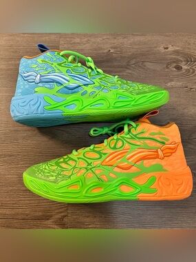 PUMA Basketball MB.04 TMNT Leonardo & Michelangelo LaMelo Ball NEW
